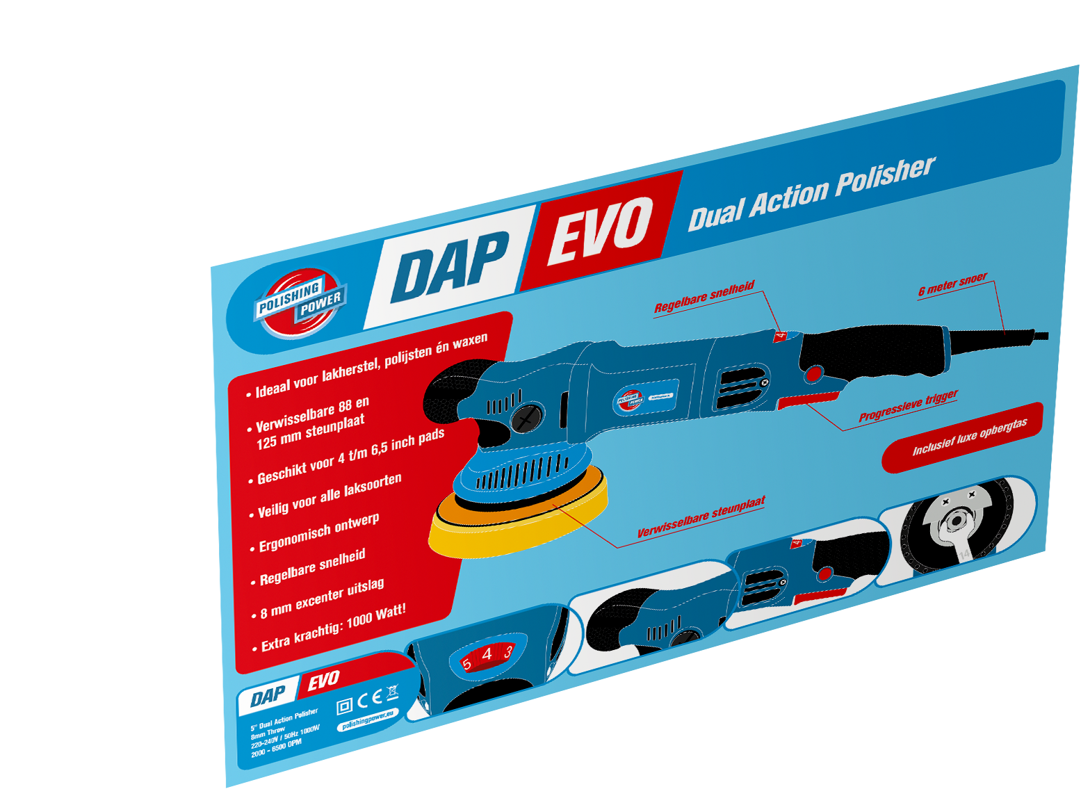 Doos DAP EVO Dual Action Polisher